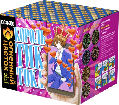 Король Тик-Тока Батарея салютов купить в Сосновом Боре Ленинградской области | sosnovyjborleningradskaya.salutsklad.ru